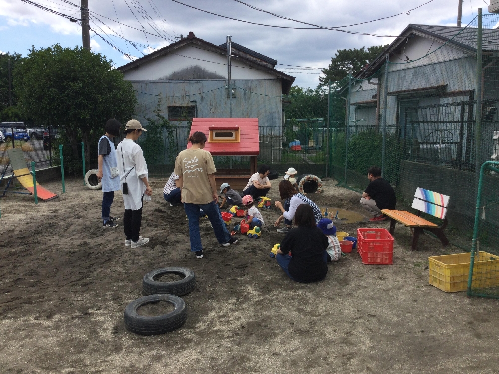 未就園児プレ　ももぐみお外あそび